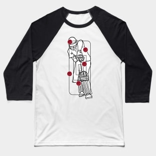 Cricket Bowler Target Practice 2 Cricket Fan Baseball T-Shirt